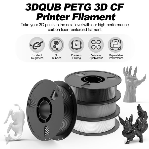 3DQUB PETG Filament 1.75mm 1KG - Image 3