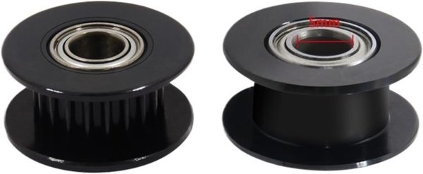 3DQUB 2GT Idler Pulley 3D Printer parts Black
