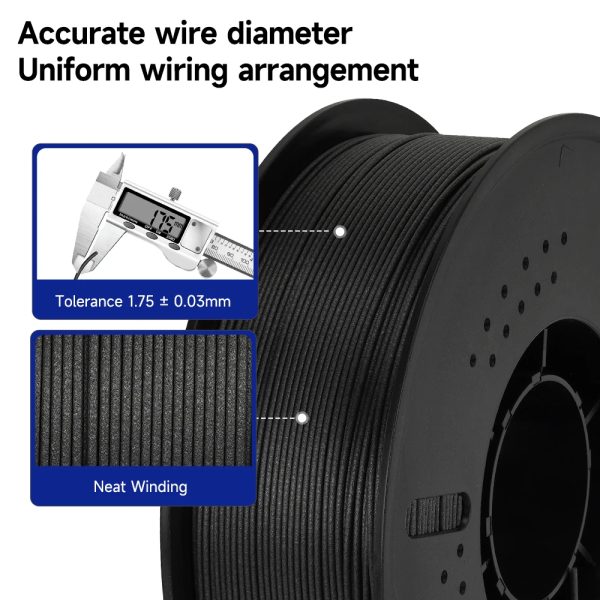 3DQUB Carbon Fiber PETG Filament 1.75mm