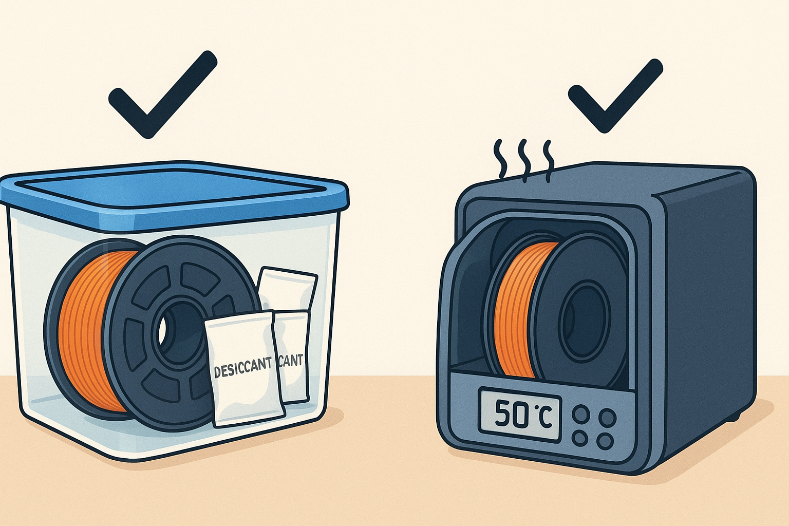 Maintaining Your PETG Filament-by 3DQUB
