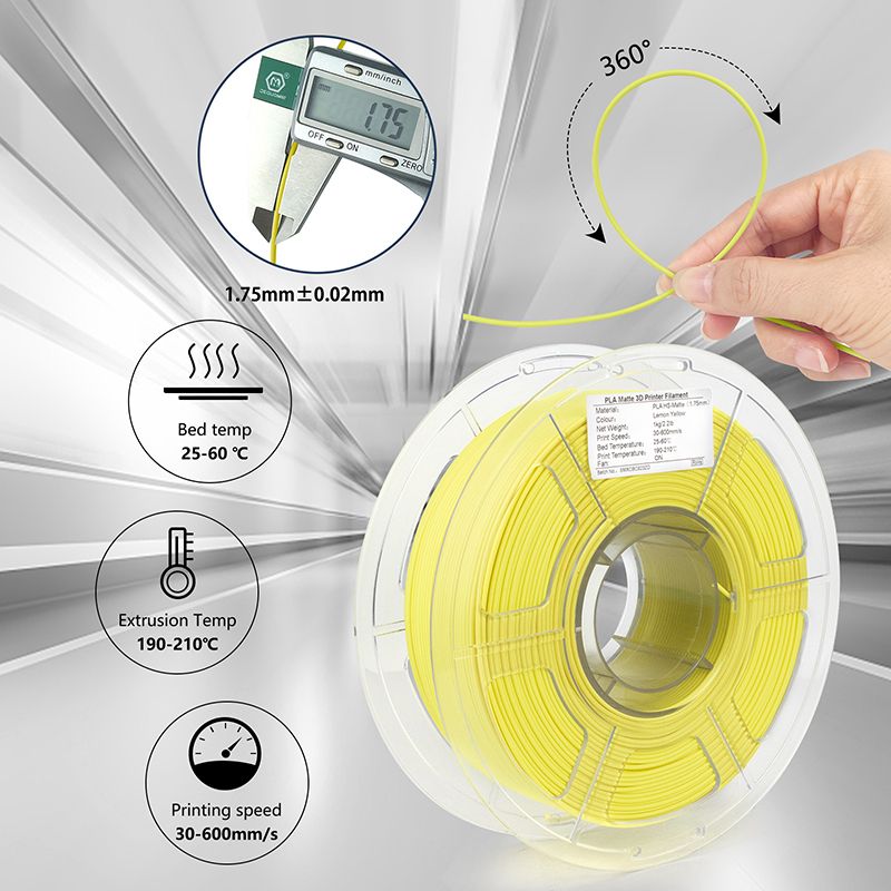 3DQUB High-Speed-PLA-Lemon-Yellow-5