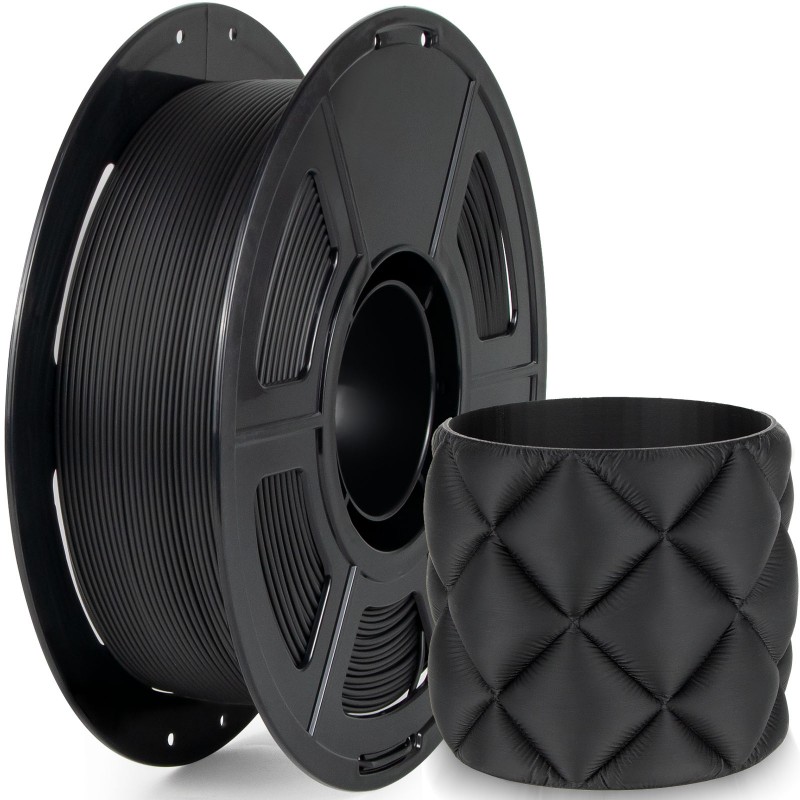 3DQUB PLA Matte Filament i6 black (6) 3DQUB PLA Matte Filament i6 black