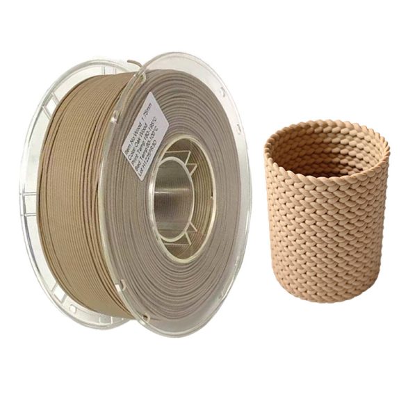 3DQUB PLA Wood 3D Printer Filament 1.75mm 1kg - Image 9